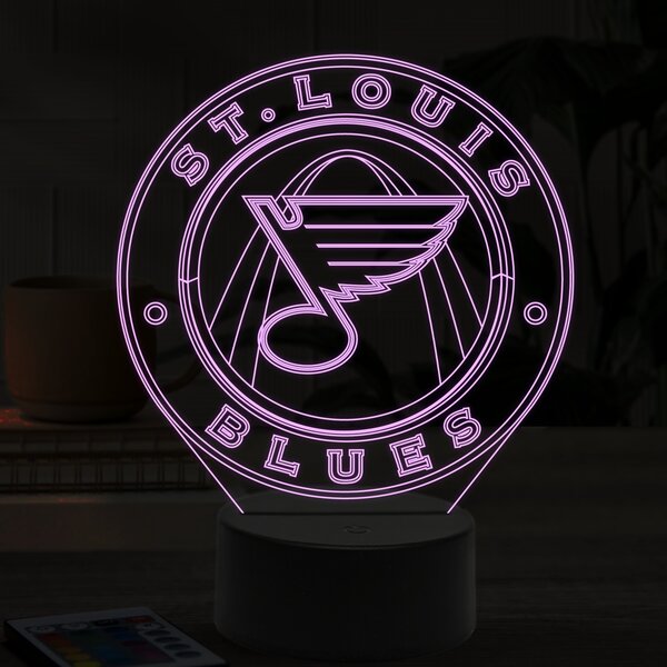 Beling 3D lampa,St Louis Blues, 16 farebná 9QX65S