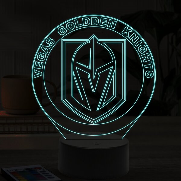Beling 3D lampa,Vegas Golden Knights, 16 farebná 9QSD6S