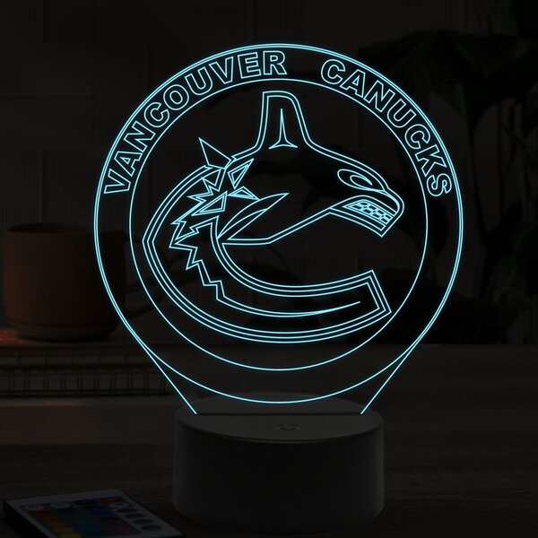Beling 3D lampa,Vancouver Canucks, 16 farebná 9QVC65DDA