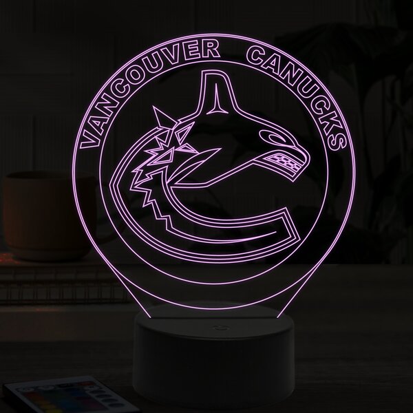 Beling 3D lampa,Vancouver Canucks, 16 farebná 9QVC65DDA