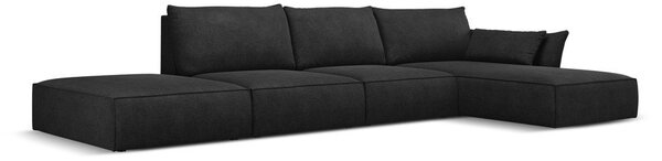 Tmavosivá rohová pohovka (pravý roh) Vanda - Mazzini Sofas
