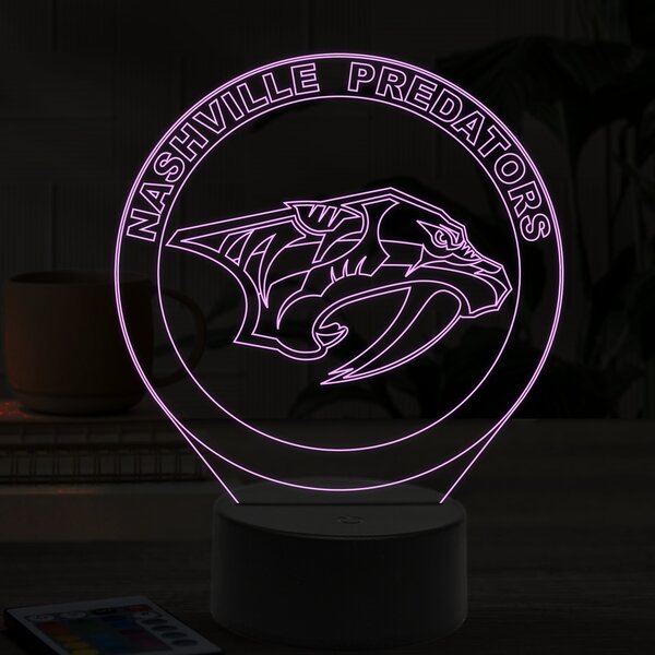 Beling 3D lampa,Nashville Predators, 16 farebná 9QSDFG6S5W