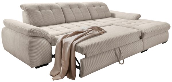 ROHOVÁ SEDAČKA, textil, béžová P & B - Sedačky, Online Only