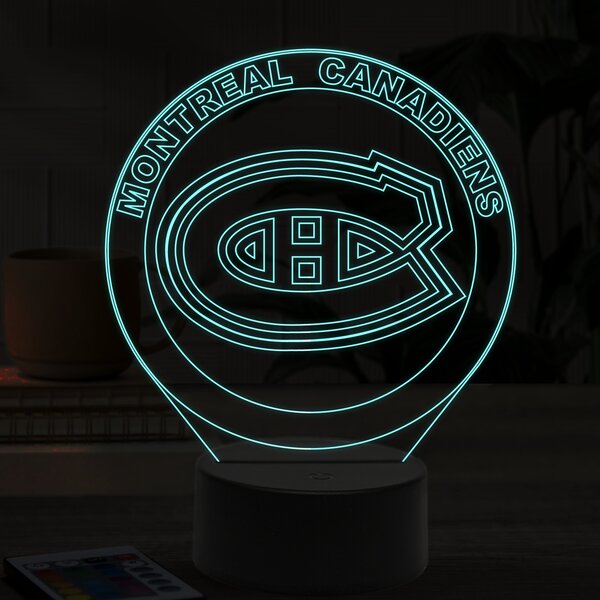 Beling 3D lampa,Montreal Canadiens, 16 farebná 9FGH5FGV89V