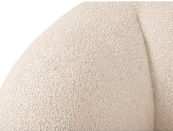 Krémová pohovka z textílie buklé 230 cm Essen – Cosmopolitan Design