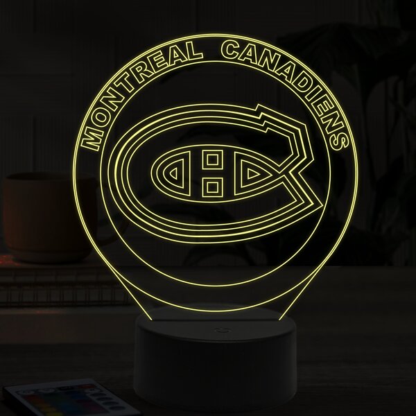 Beling 3D lampa,Montreal Canadiens, 16 farebná 9FGH5FGV89V