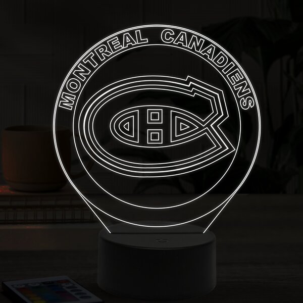 Beling 3D lampa,Montreal Canadiens, 16 farebná 9FGH5FGV89V