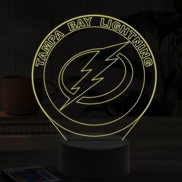 Beling 3D lampa,Tampa Bay Lightning, 16 farebná 9FGH5W