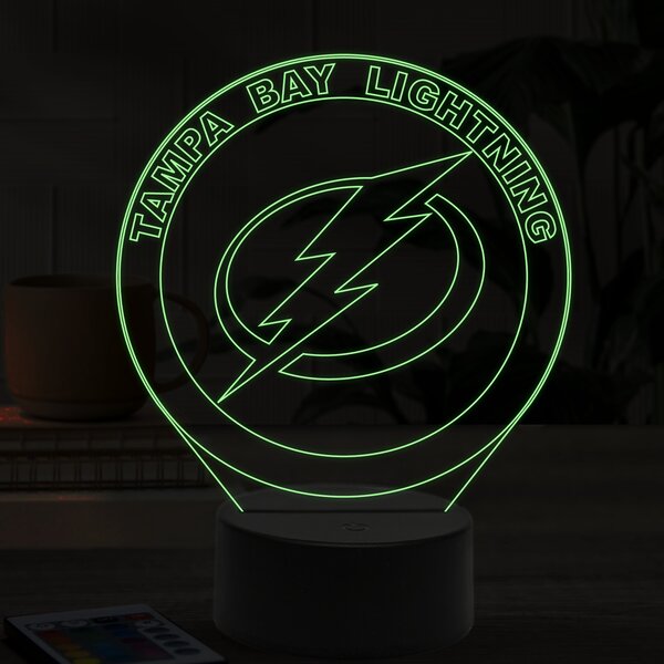 Beling 3D lampa,Tampa Bay Lightning, 16 farebná 9FGH5W