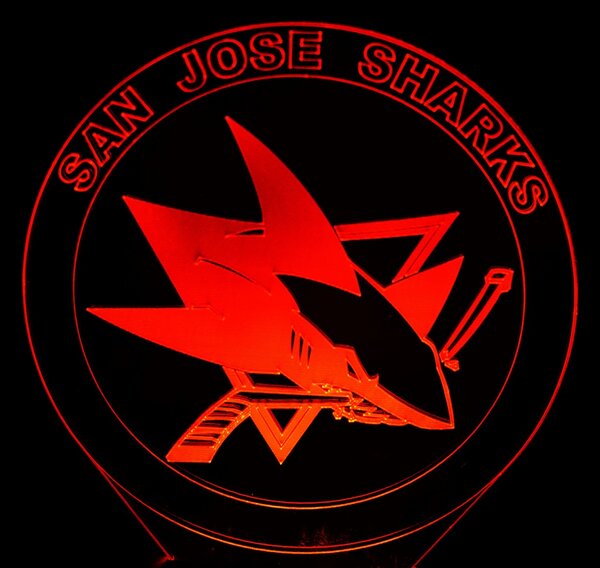 Beling 3D lampa,San José Sharks, 16 farebná 9FGH589V