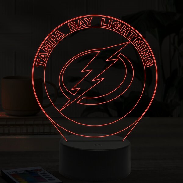 Beling 3D lampa,Tampa Bay Lightning, 16 farebná 9FGH5W