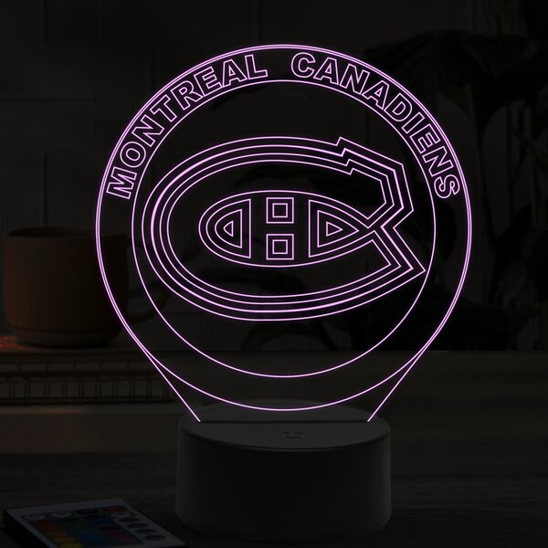 Beling 3D lampa,Montreal Canadiens, 16 farebná 9FGH5FGV89V
