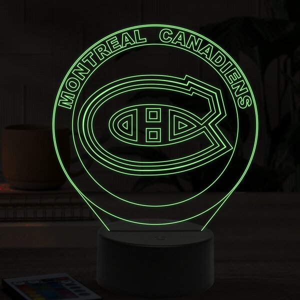 Beling 3D lampa,Montreal Canadiens, 16 farebná 9FGH5FGV89V