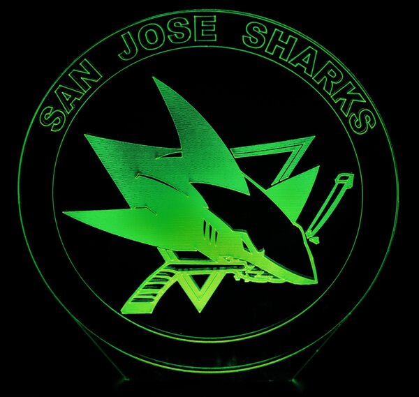 Beling 3D lampa,San José Sharks, 16 farebná 9FGH589V