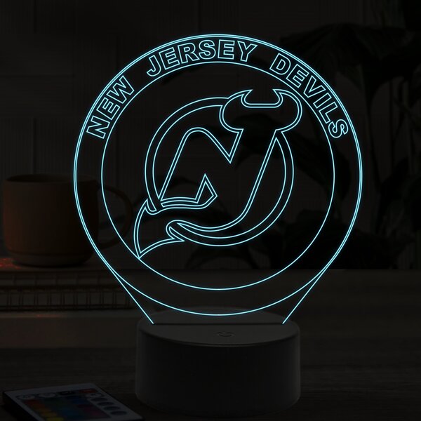 Beling 3D lampa,New Jersey Devils, 16 farebná SAN856L