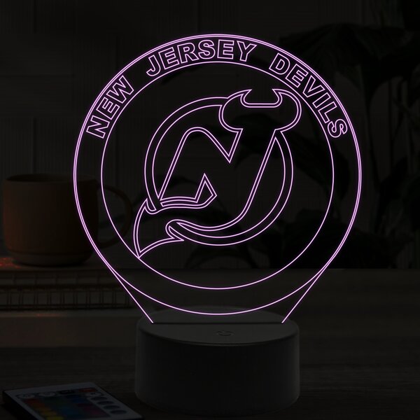 Beling 3D lampa,New Jersey Devils, 16 farebná SAN856L