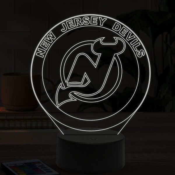 Beling 3D lampa,New Jersey Devils, 16 farebná SAN856L