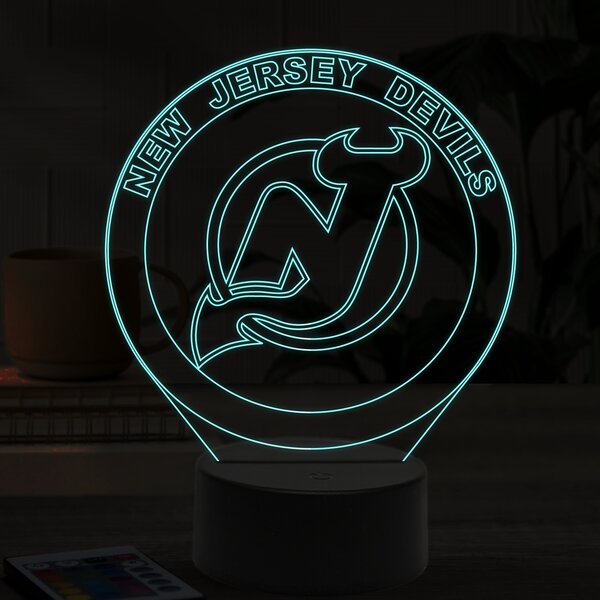 Beling 3D lampa,New Jersey Devils, 16 farebná SAN856L
