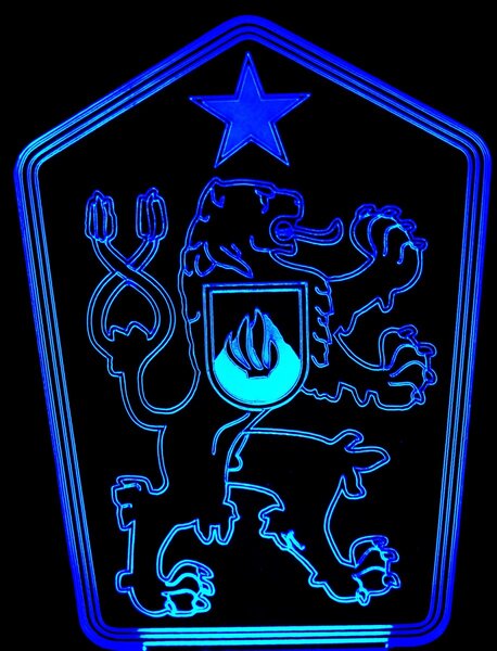 Beling 3D lampa,Česká republika, 16 farebná SAN856S5LS