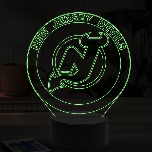 Beling 3D lampa,New Jersey Devils, 16 farebná SAN856L