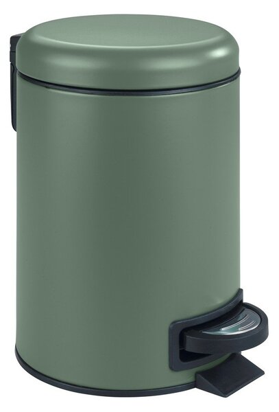 Zelený kôš do kúpeľne Wenko Leman, 3 l