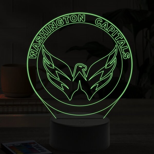 Beling 3D lampa,Washington Capitals, 16 farebná SAN856SD5LS