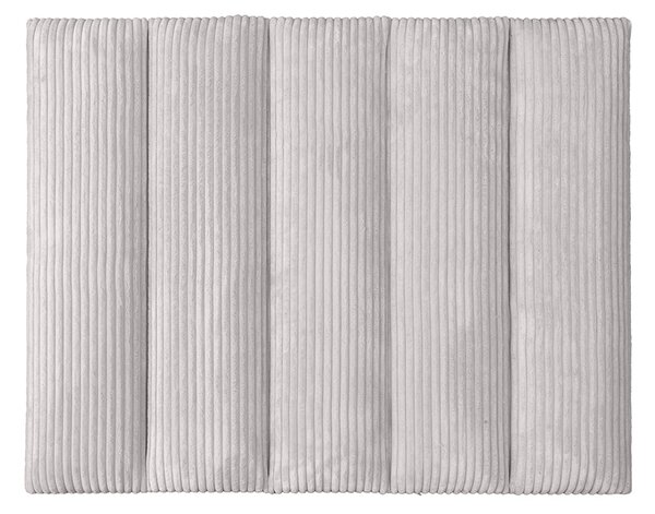 Čalúnený nástenný panel FRAME LINCOLN 15x90 cm Farba: Svetlosivá
