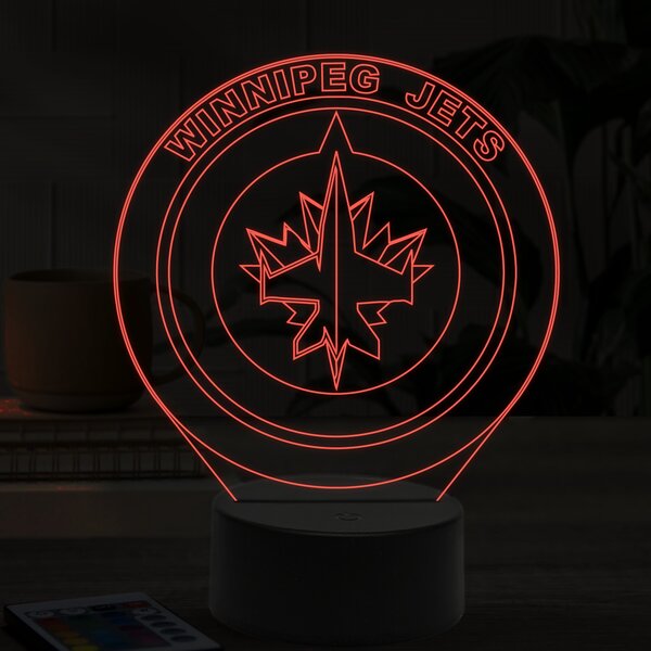 Beling 3D lampa,Winnipeg Jets, 16 farebná SA923