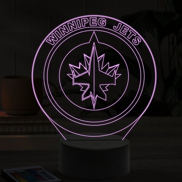 Beling 3D lampa,Winnipeg Jets, 16 farebná SA923