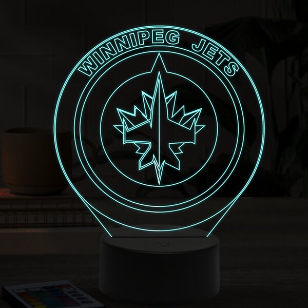 Beling 3D lampa,Winnipeg Jets, 16 farebná SA923