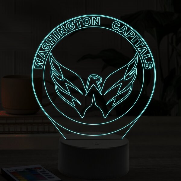 Beling 3D lampa,Washington Capitals, 16 farebná SAN856SD5LS