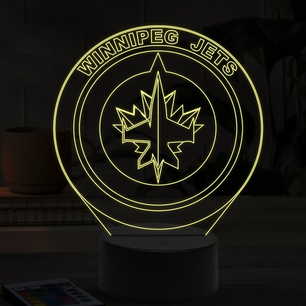 Beling 3D lampa,Winnipeg Jets, 16 farebná SA923