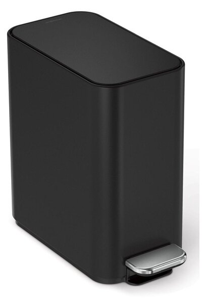 Pedálový oceľový odpadkový kôš 5 l – simplehuman