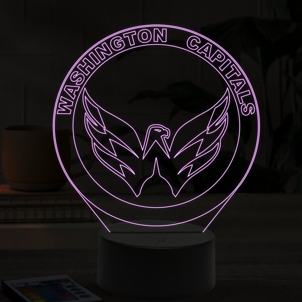 Beling 3D lampa,Washington Capitals, 16 farebná SAN856SD5LS