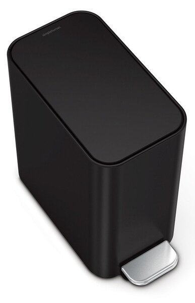 Pedálový oceľový odpadkový kôš 5 l – simplehuman