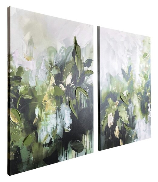Obrazy s ručne maľovanými prvkami v súprave 2 ks 50x70 cm Myrtle – Styler