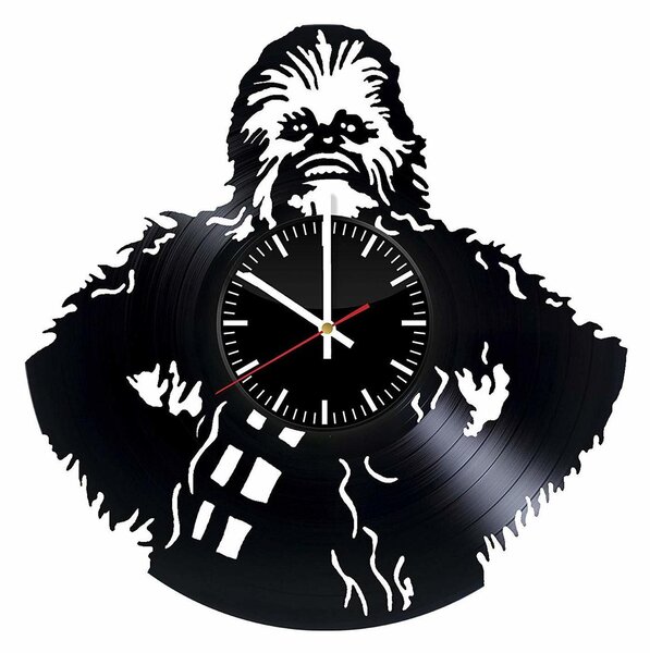 Beling vinylové nástenné hodiny Chewbacca čierne, 59A36Q5LA