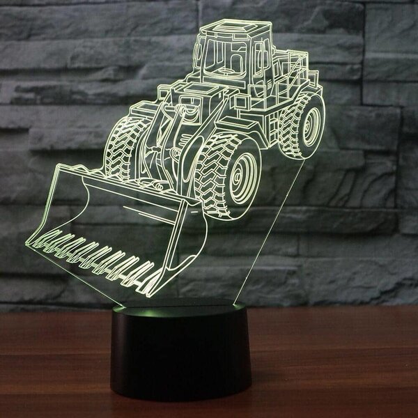 Beling 3D lampa, Nakladač, 7 farebná HHRTL514