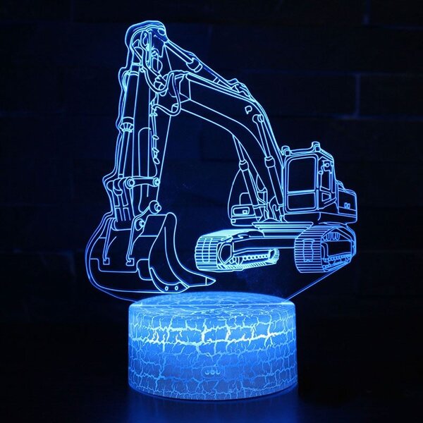 Beling 3D lampa, Báger , 7 farebná HHRTL5