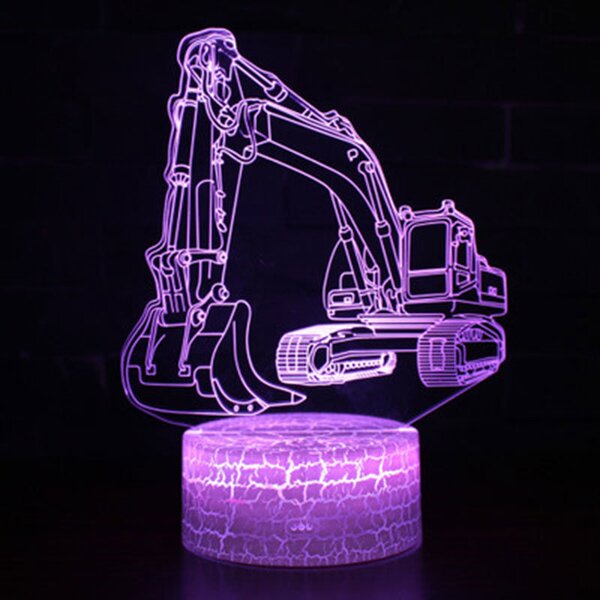 Beling 3D lampa, Báger , 7 farebná HHRTL5
