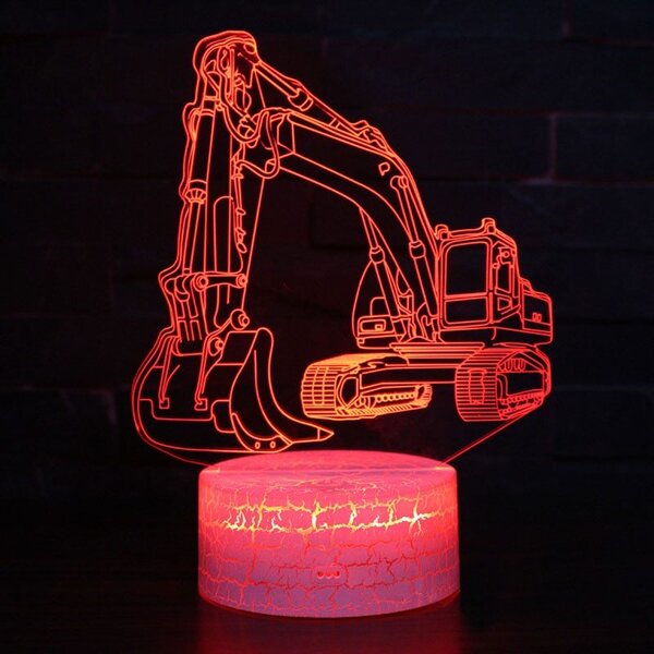 Beling 3D lampa, Báger , 7 farebná HHRTL5