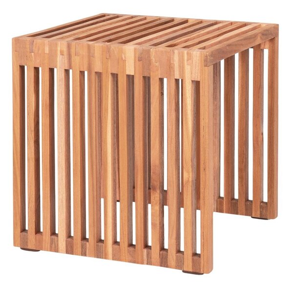 Odkladací stolík z teakového dreva 40x40 cm Pego – House Nordic