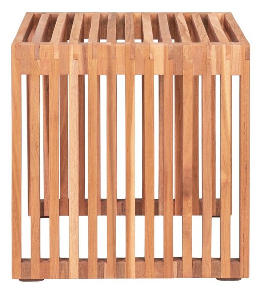 Odkladací stolík z teakového dreva 40x40 cm Pego – House Nordic