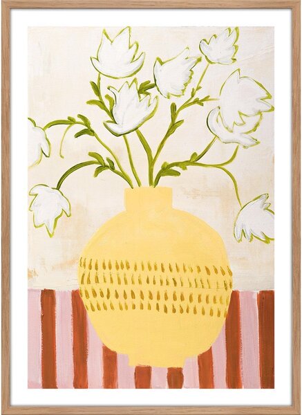 Obraz 52x72 cm Yellow Vase – Malerifabrikken