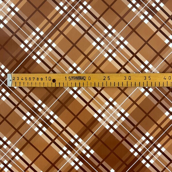 Obrus PVC FL-181- hnědý - Role 140cm x20m