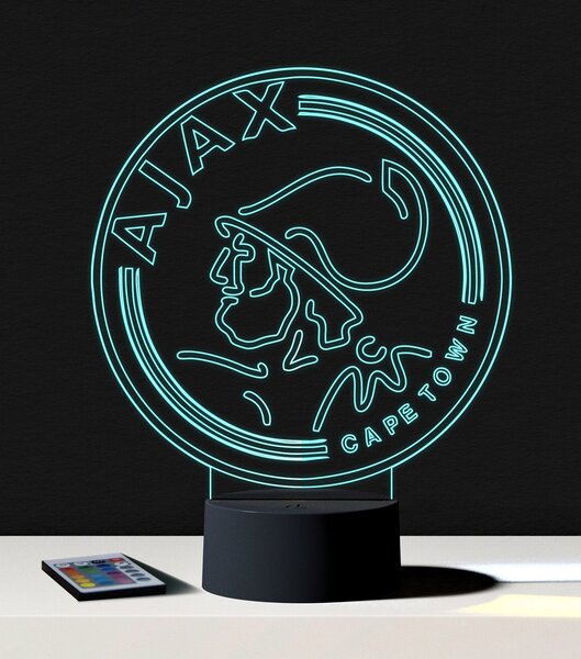 Beling 3D lampa,Ajax Amsterdam,futbalový darček,16 farebná S3DA556WL