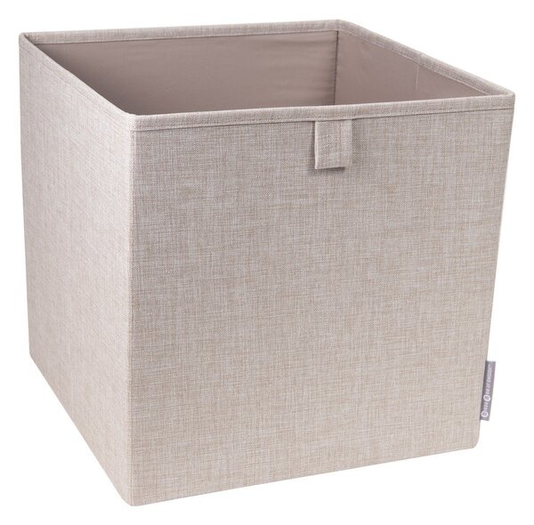 Béžový úložný box Bigso Box of Sweden Cube