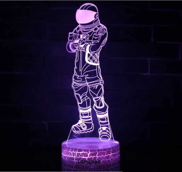 Beling 3D lampa, Fortnite Astronaut, 7 farebná LQD4569