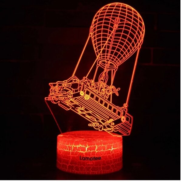 Beling 3D lampa, Fortnite lietajúci autobus, 7 farebná L3DBBG4
