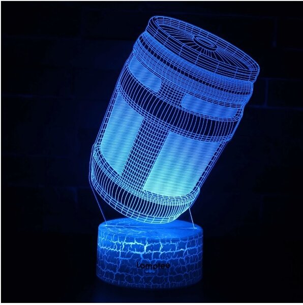 Beling 3D lampa, Fortnite SUD, 7 farebná L3DCVV54